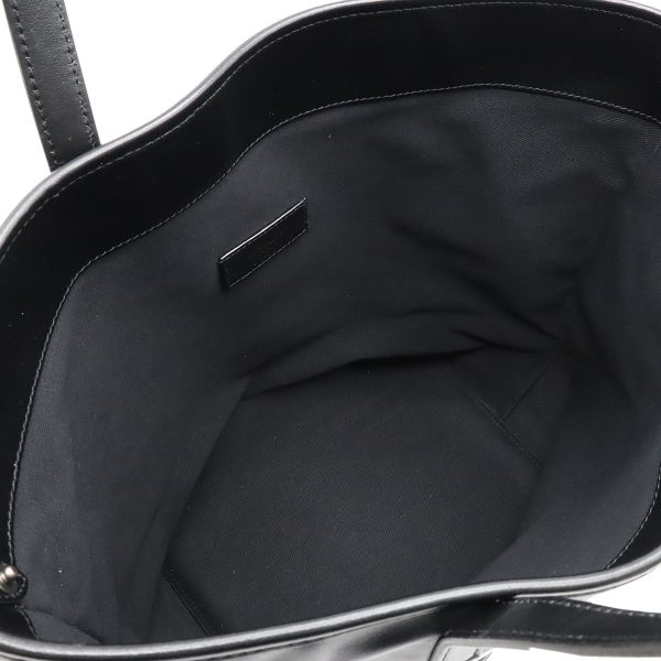 12340716 5 Saint Laurent Paris Leather Teddy Tote Bag Black