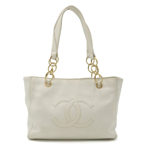 12350265 1 Chanel Tote Bag Leather White