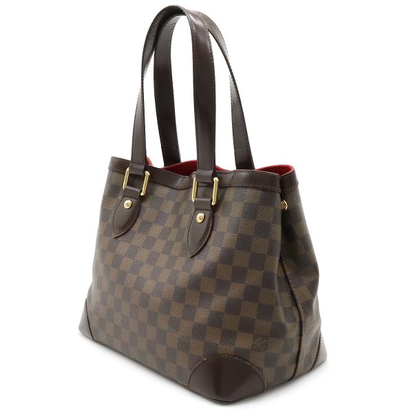 12350591 2 LOUIS VUITTON Damier Hampstead PM Tote Bag Brown