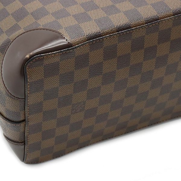 12350591 3 LOUIS VUITTON Damier Hampstead PM Tote Bag Brown