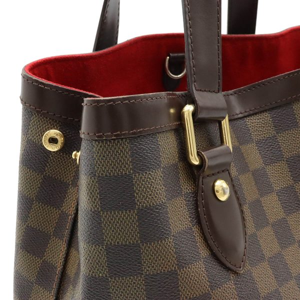 12350591 7 LOUIS VUITTON Damier Hampstead PM Tote Bag Brown