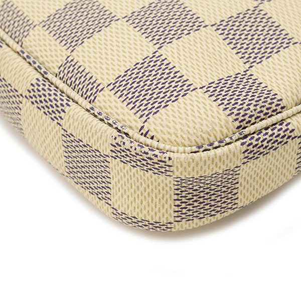 12350597 3 LOUIS VUITTON Mini Pochette Accessory Case Damier Azur