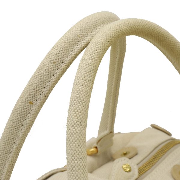 12350606 4 LOUIS VUITTON Polkadots Panama Bowlie Mini Boston Bag Ivory