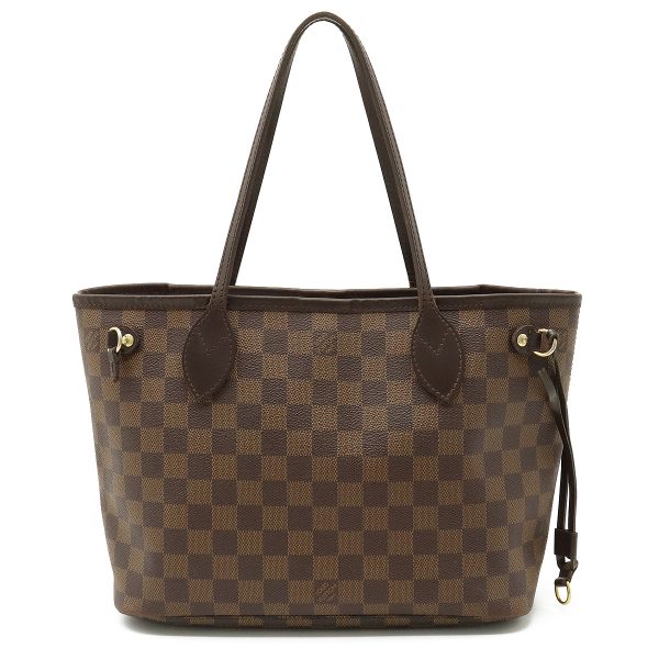 12350620 1 LOUIS VUITTON Damier Neverfull PM Tote Bag Brown