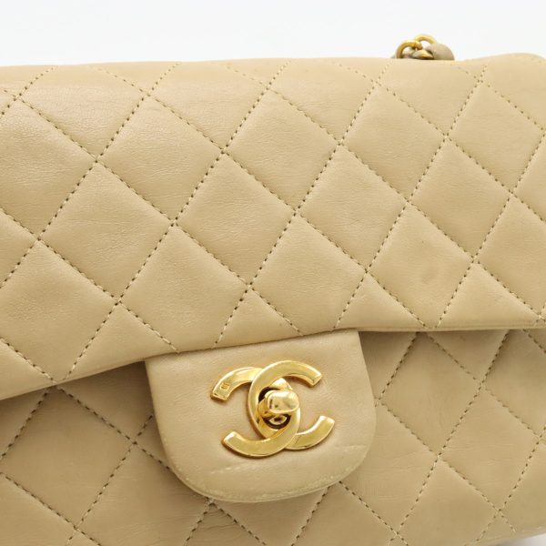 12350624 9 Chanel Matelasse 23 Coco Chain Shoulder Beige Gold