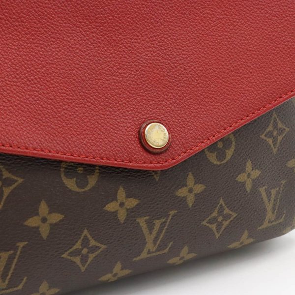 12360054 7 LOUIS VUITTON Twice Shoulder Bag Monogram Red