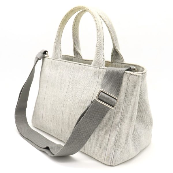 12360429 2 Prada Canapa Tote Bag Light Gray