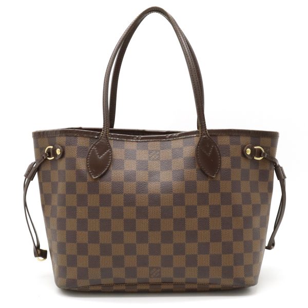 12360544 1 LOUIS VUITTON Damier Neverfull PM Tote Bag Brown