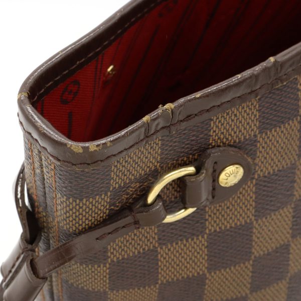 12360544 7 LOUIS VUITTON Damier Neverfull PM Tote Bag Brown