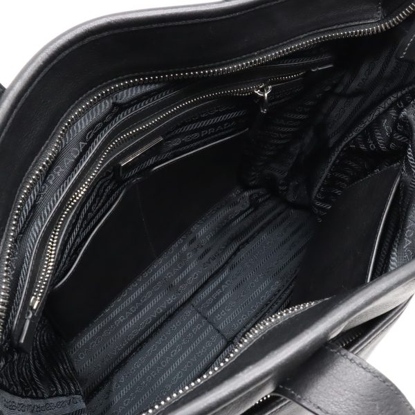 12361172 5 Prada Tote Bag Leather Black