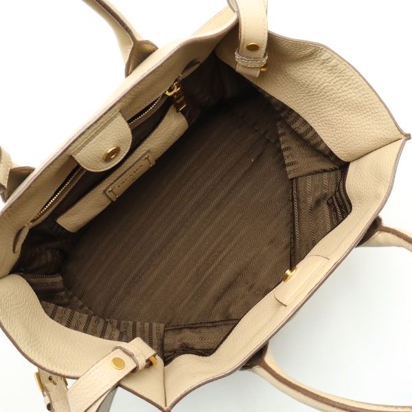 12370680 4 PRADA 2WAY shoulder bag beige