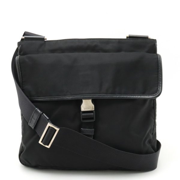 12370688 1 Prada Shoulder Bag Nylon Black