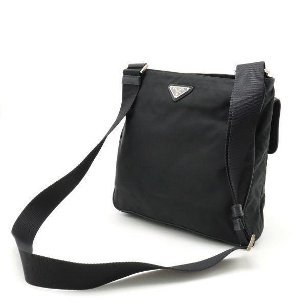 12370688 2 Prada Shoulder Bag Nylon Black