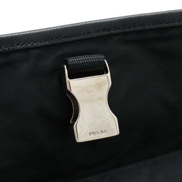 12370688 6 Prada Shoulder Bag Nylon Black