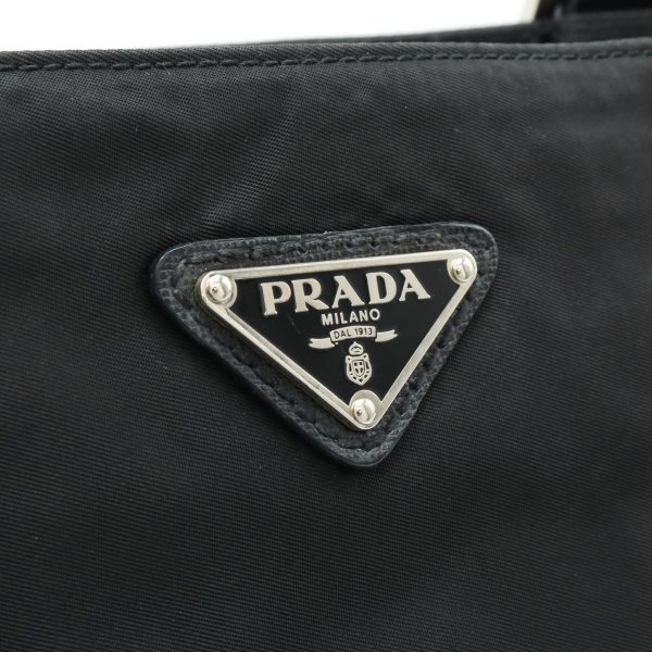 12370688 8 Prada Shoulder Bag Nylon Black