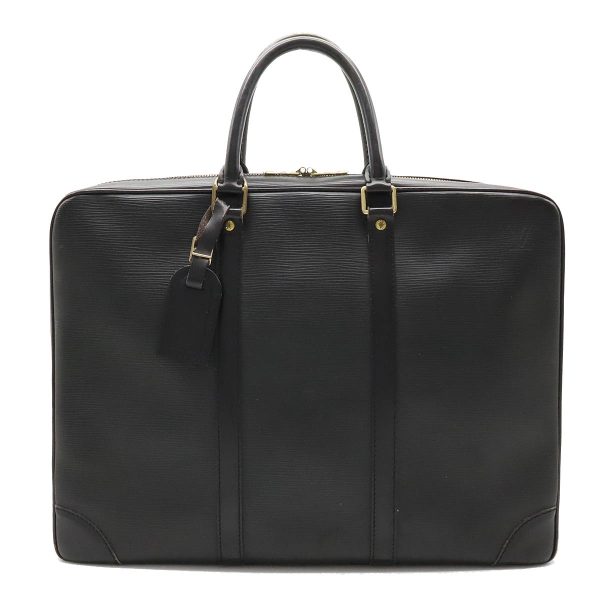 12380491 1 LOUIS VUITTON Epi Porte Voyage Document Business Bag Noir Black