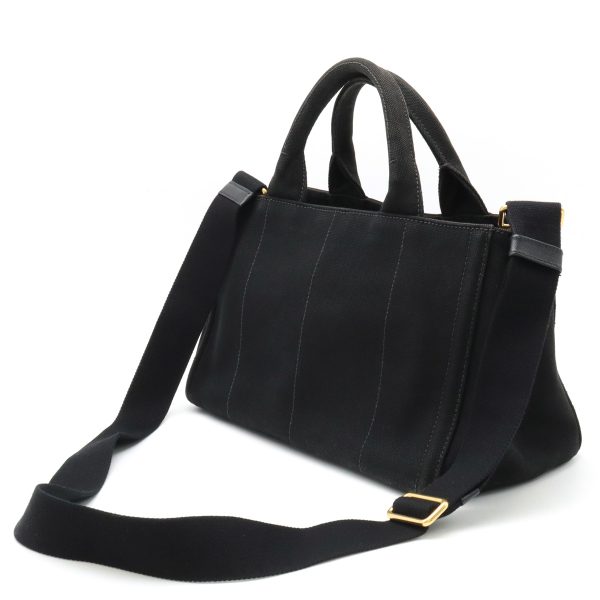 12380601 2 Prada Canapa Tote Bag Black