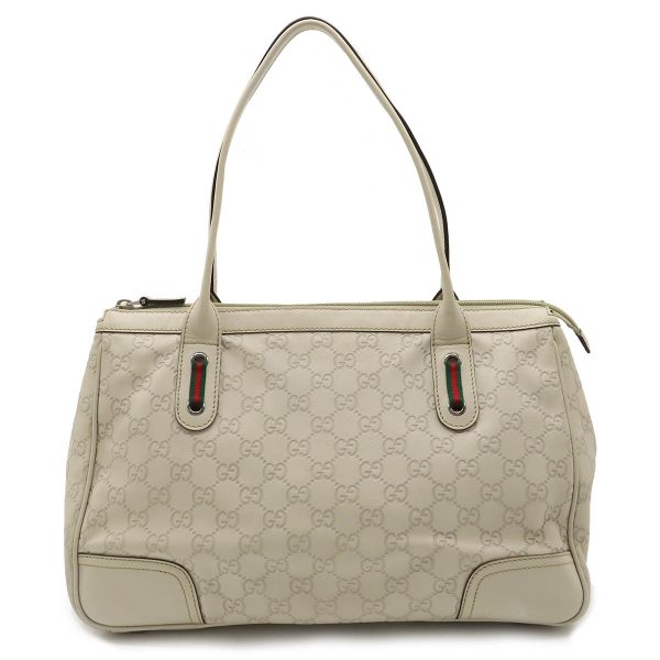 12380622 1 Gucci Guccisima Sherry Line Tote Bag Off White