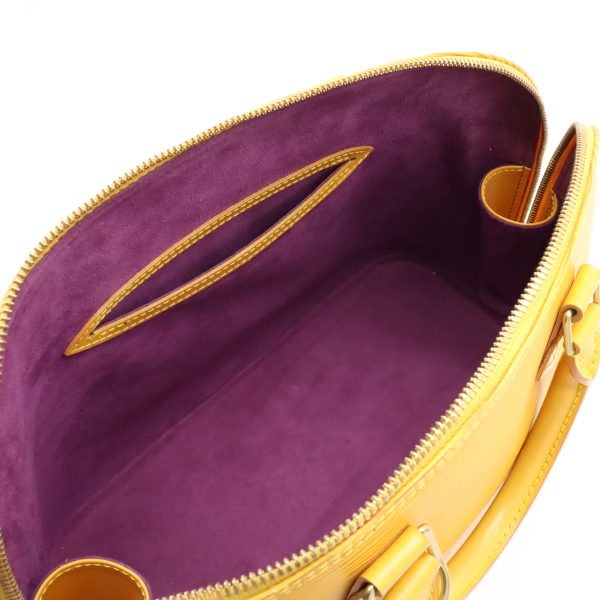 12380947 5 LOUIS VUITTON Alma Handbag Yellow Epi