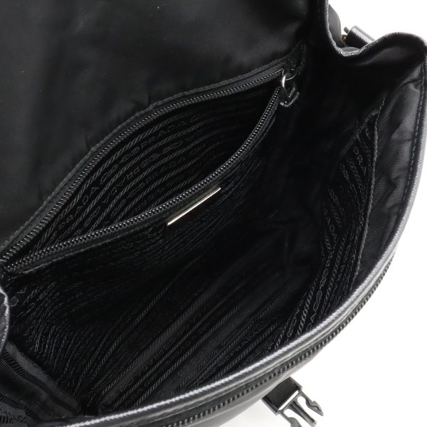 12390170 5 Prada Shoulder Bag Nylon Black