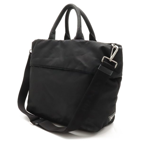 12390307 2 Prada Tote Bag Nylon Black