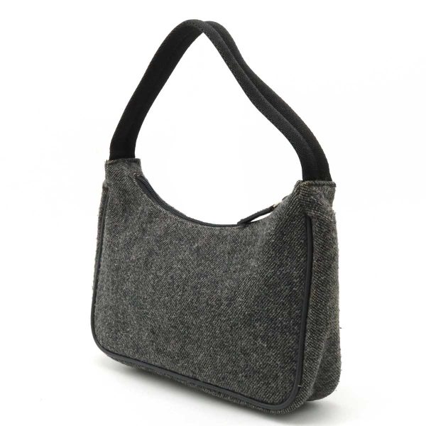 12390330 2 Prada Sports Accessory Pouch Wool Gray