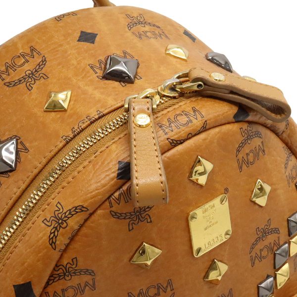 12390547 6 MCM Logogram Backpack Cognac