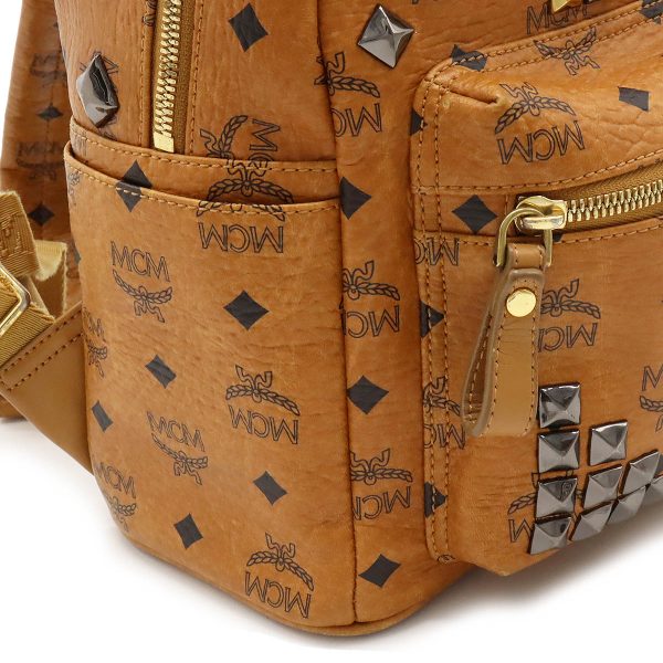 12390547 7 MCM Logogram Backpack Cognac