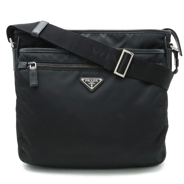 12390801 1 Prada Shoulder Bag Nylon Black