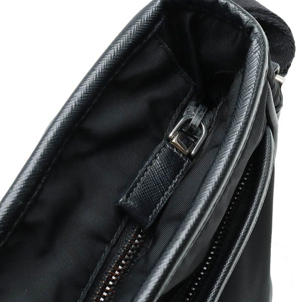 12390801 6 Prada Shoulder Bag Nylon Black