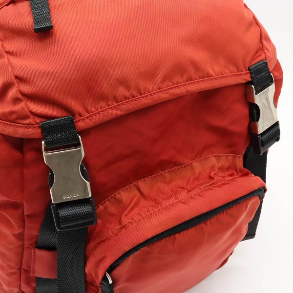 12390831 8 Prada Backpack Nylon Orange