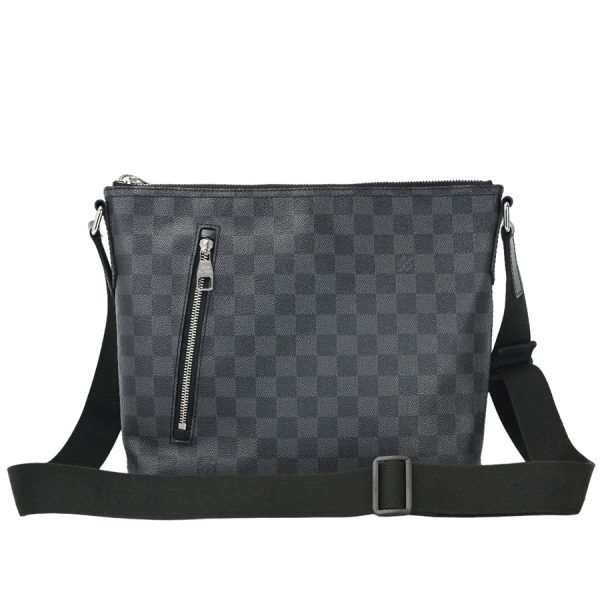 123e1840 01 04 Louis Vuitton Mick PM Damier Graphite Black Gray