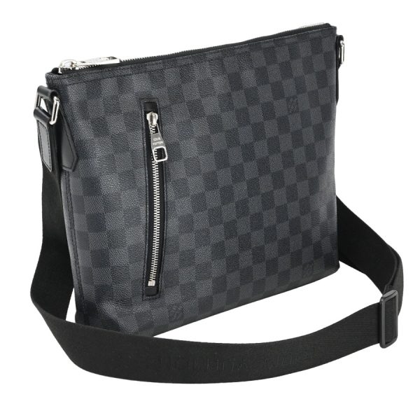 123e1840 01 06 Louis Vuitton Mick PM Damier Graphite Black Gray