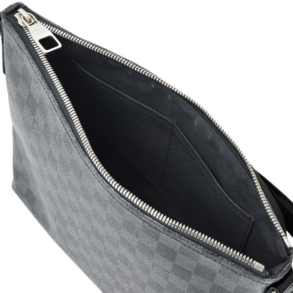 123e1840 01 09 Louis Vuitton Mick PM Damier Graphite Black Gray