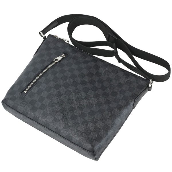 123e1840 01 15 Louis Vuitton Mick PM Damier Graphite Black Gray