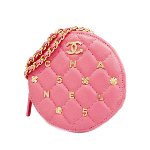 1240001006776 1 Chanel Shoulder Bag Matelasse Chain Pink