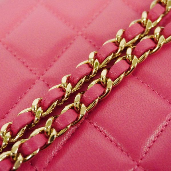 1240001006776 8 Chanel Shoulder Bag Matelasse Chain Pink