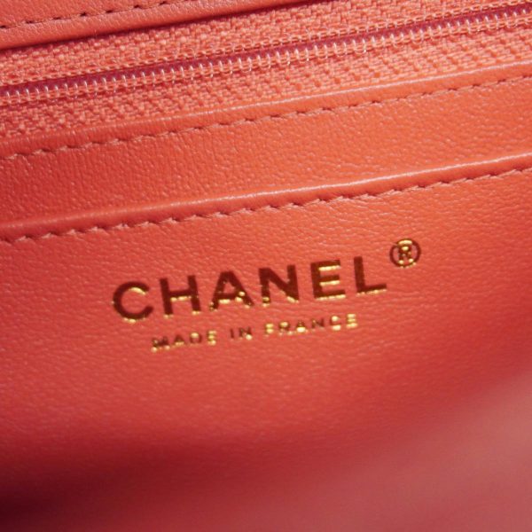 1240001008097 5 Chanel Matelasse Chain Shoulder Bag Lambskin Red