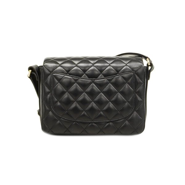 1240001008841 9 Chanel Shoulder Bag Matelasse Lambskin Black