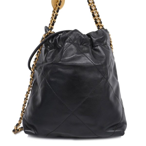 1240001012147 7 Chanel Matelasse Chain Shoulder Lambskin Black