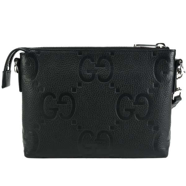 1240001024664 3 Gucci Jumbo GG Small Messenger Bag Black