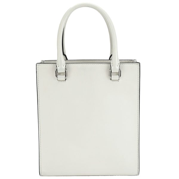 1240001025149 4 Prada Embossed Mini Tote Bag 2way Shoulder White