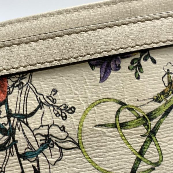 1240001027778 6 Gucci Nice Flora Tote Bag Shoulder Leather White Multicolor