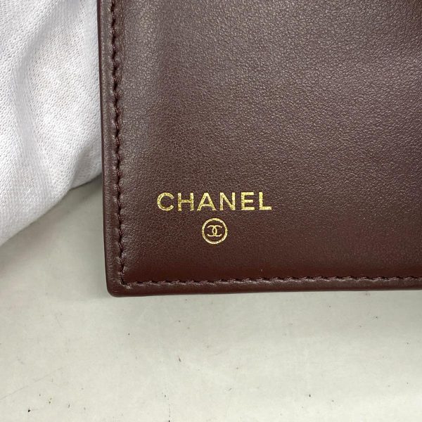 1240001031644 4 Chanel Tri fold Wallet Matelasse Caviar Skin Black