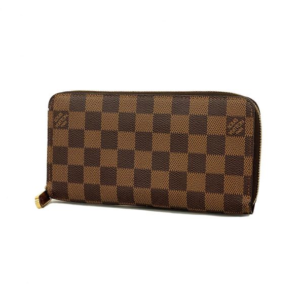 1240001031649 1 Louis Vuitton Zippy Long Wallet Damier Ebene