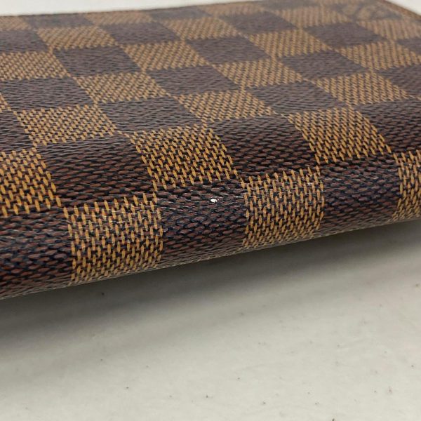 1240001031649 10 Louis Vuitton Zippy Long Wallet Damier Ebene