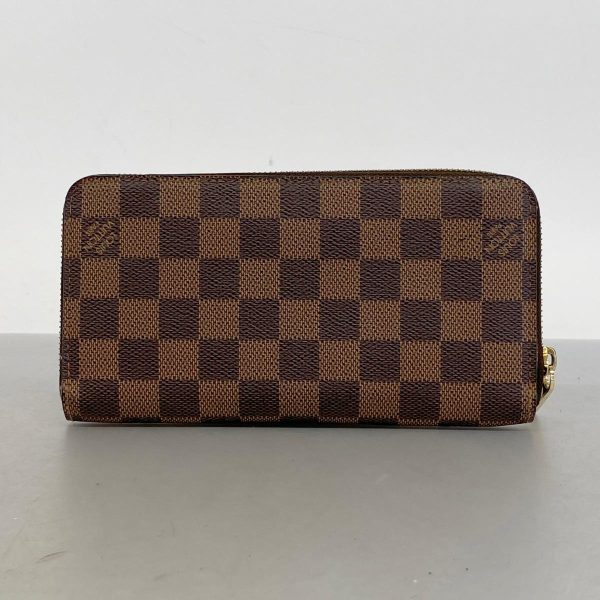 1240001031649 14 Louis Vuitton Zippy Long Wallet Damier Ebene