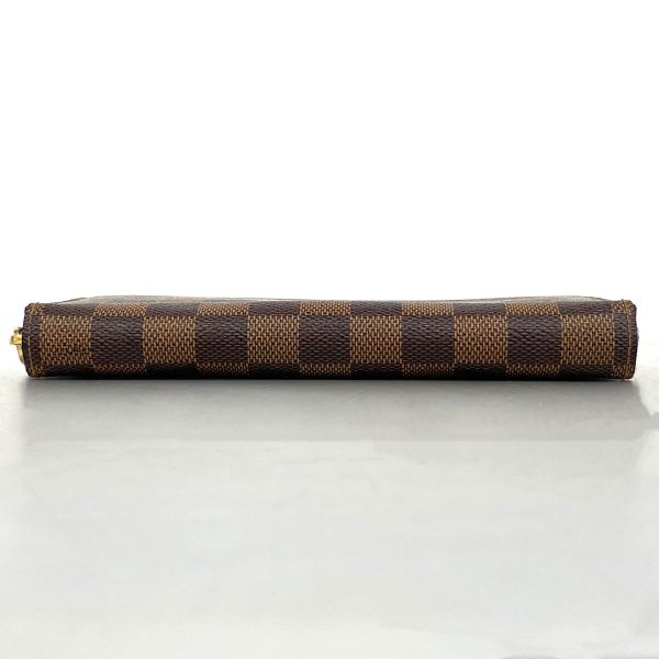 1240001031649 3 Louis Vuitton Zippy Long Wallet Damier Ebene