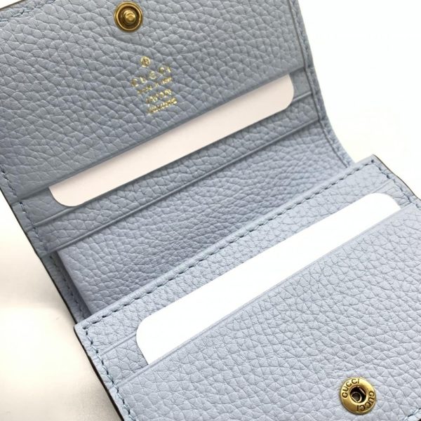 1240001033146 7 Gucci Interlocking G Python Bifold Wallet Light Blue