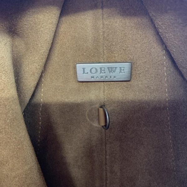 1240001034080 8 Loewe Anton Rucksack Backpack Logo Leather Camel Brown